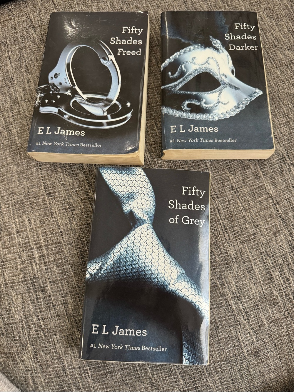 Fifty Shades Trilogy Set - Black/Grey Covers